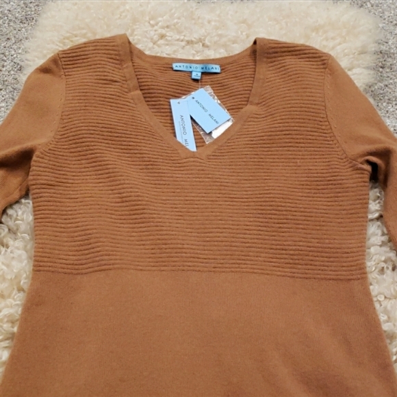 🐫 ANTONIO MELANI 100% Cashmere Tunic Sweater - Picture 7 of 7